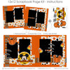 Mark the moment using our Halloween page kit — Mickey Halloween, Halloween Scrapbook, Disney Page Kit, pastel paper embellishments and photo mats, Kids Halloween, Fun Halloween, Pumpkin Layout, 12x12 Scrapbook, precut designs for memory journaling, coordinated background patterns and journaling spots, Candy Corn Theme, creative accents for scrapbook storytelling, handmade elements for DIY photo albums, Spooky Page Kit, scrapbooking ephemera and cardstock cutouts
