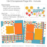 Happy Vibes-Blue - Page Kit