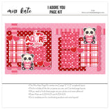 I Adore You - Page Kit