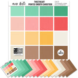 Tweetheart - Linen-Printed Smooth Cardstock Single-Sided