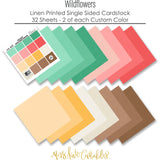 Tweetheart - Linen-Printed Smooth Cardstock Single-Sided