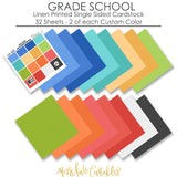 Grade School-Printed Smooth Cardstock Single-Sided