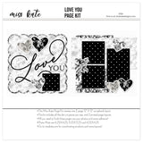 Love You - Page Kit