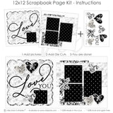 Love You - Page Kit