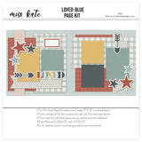 Loved-Blue - Page Kit