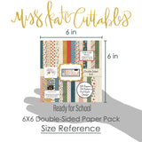 Monthly Subscription Box  - Add On - 6x6 Double-Sided Paper Pack - 40% OFF Retail!