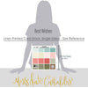 Best Wishes - Linen-Printed Smooth Cardstock Single-Sided