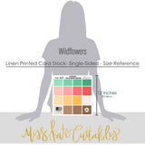 Tweetheart - Linen-Printed Smooth Cardstock Single-Sided