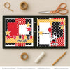 Magical Moments Boy scrapbook page kit shown in a memory album binder mockup with the finished two-page layout. A coordinated way to preserve Disney memories and favorite photos.