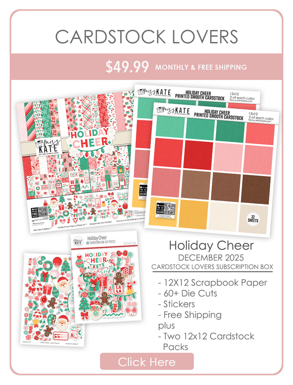 Monthly Subscription Box - Cardstock Lovers