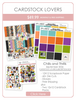 Chills and Thrills Monthly Subscription Box - Cardstock Lovers. main product presentation showing the September 2026 box with extra coordinating cardstock.