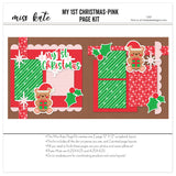 My 1st Christmas-Pink - Page Kit