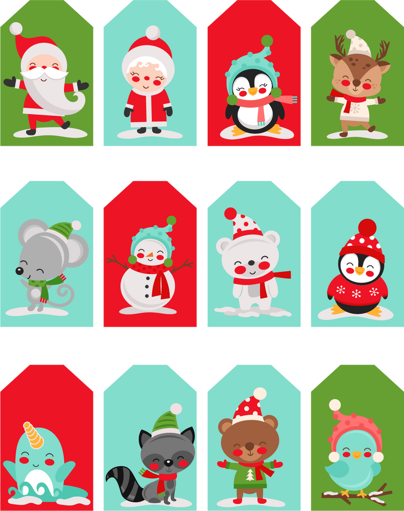 FREE North Pole Printable Gift Tags-Download Only