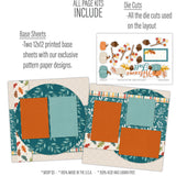 Welcome Fall - Blue - Page Kit