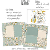 Over the Moon - Blue - Page Kit
