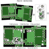 Love Soccer - Page Kit