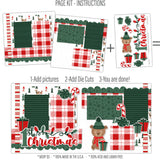 1st Christmas- Green - Page Kit
