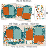 Welcome Fall - Blue - Page Kit