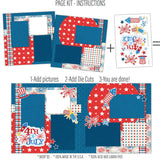 4th of July- Page Kit