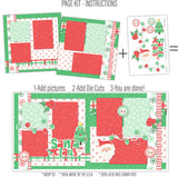 Santa Claus - Green - Page Kit