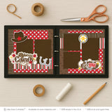 Capture special moments with the Ride ‘Em Cowboy layout — Rustic Scrapbook, precut designs for memory journaling, Western Page Kit, Farm Theme Layout, Horseshoe Stickers, acid-free double-sided scrapbook supplies, Western Scrapbook, pastel paper embellishments and photo mats, ready-to-glue title banners and photo frames, Yeehaw Embellish, seasonal scrapbook page kits and die cuts, Red Star Paper, Country Boy Album, scrapbooking ephemera and cardstock cutouts
