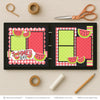Capture special moments with the Summer Slice layout — creative accents for scrapbook storytelling, 12x12 page kit, layered die cut titles for themed layouts, paper craft kit, ready-to-glue title banners and photo frames, summer layout, coordinated background patterns and journaling spots, family scrapbook, watermelon scrapbook, handmade elements for DIY photo albums, summer scrapbook, scrapbook kit, seasonal scrapbook page kits and die cuts, pastel paper embellishments and photo mats
