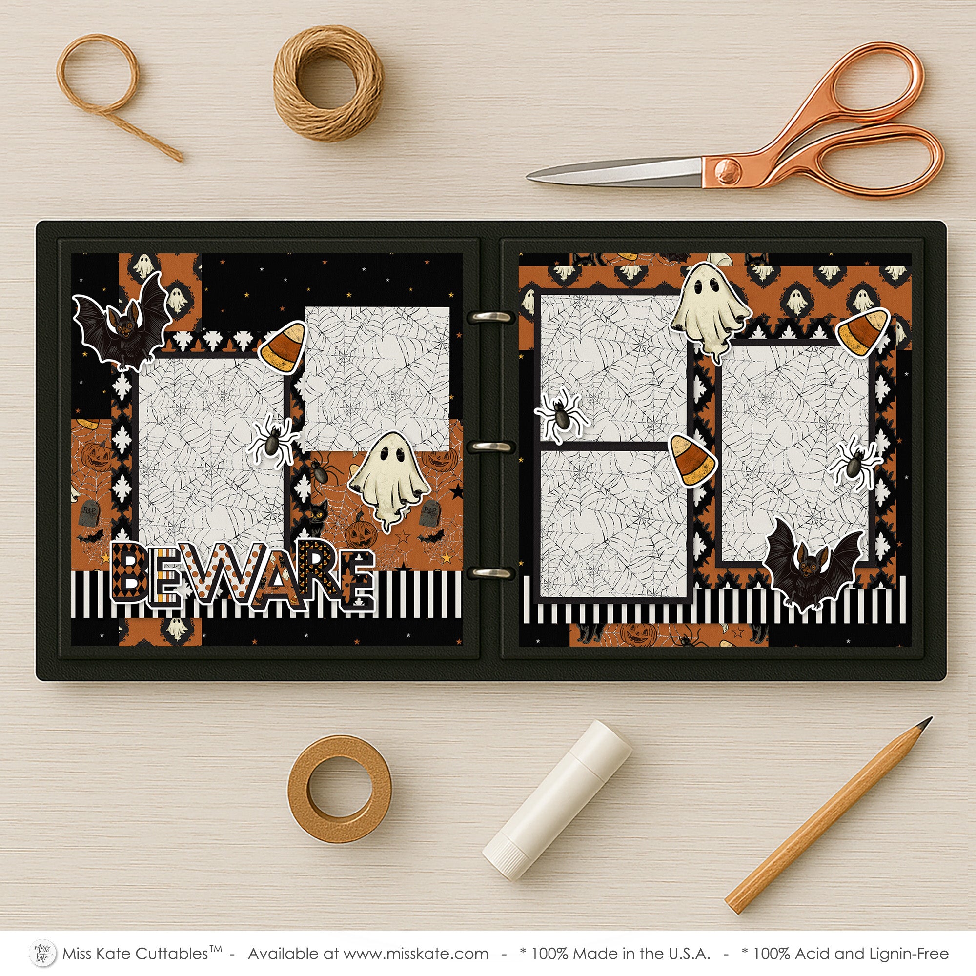Beware - 12x12 Scrapbook Page Kit | Give Your Memories a Home – MISS KATE