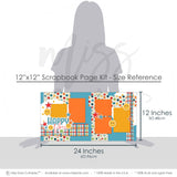 Happy Vibes-Blue - Page Kit