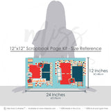 Snapshots-Blue - Page Kit