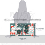 Winter Kisses and Snowflake Wishes - Page Kit