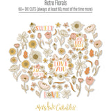 Retro Florals - Die Cuts