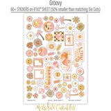 Groovy- Paper & Sticker Kit