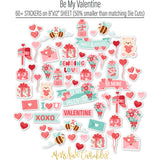 Be My Valentine - for Valentine's Day - Stickers