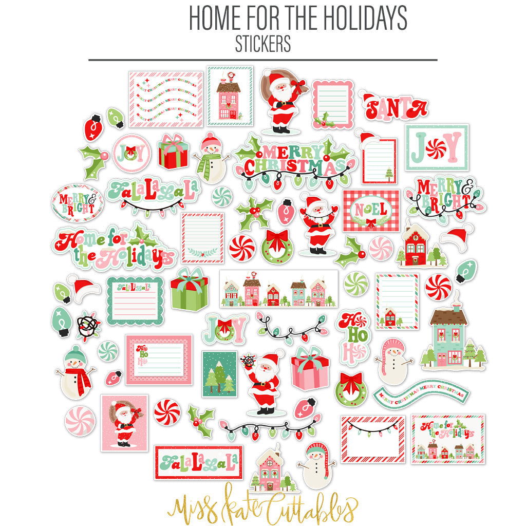 Bargain Bin - Home for the Holidays - Sticker Sheet