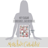 Bargain Bin - Hey Sugar - Sticker Sheet