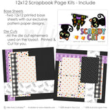 Celebrate your memories with the Scaredy Cat design — scrapbook page kit, haunted house scrapbook, layered die cut titles for themed layouts, ready-to-glue title banners and photo frames, halloween crafts, coordinated background patterns and journaling spots, scrapbook craft kit, seasonal scrapbook page kits and die cuts, scrapbooking ephemera and cardstock cutouts, handmade elements for DIY photo albums, scrapbook paper kit, creative accents for scrapbook storytelling
