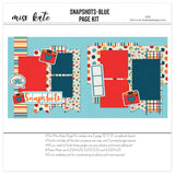 Snapshots-Blue - Page Kit