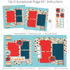 Snapshots-Blue - Page Kit
