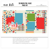 So Much Fun!-Blue - Page Kit