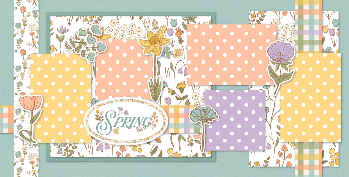 Spring Scrap Book Spring - Scrapbook Page Kit | Give Your Memories a Home – MISS KATE