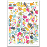 Summer Vacation - Sticker Sheet