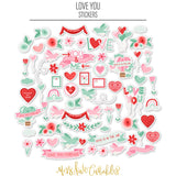 Love you - Sticker Sheet