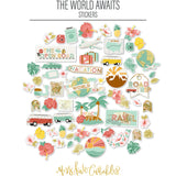 Bargain Bin - The World Awaits - Sticker Sheet