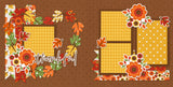 Thankful scrapbook page kit — coordinated background patterns and journaling spots, cozy fall craft, floral fall kit, pastel paper embellishments and photo mats, pumpkin scrapbook, harvest layout, handmade elements for DIY photo albums, autumn scrapbook, autumn craft set, precut designs for memory journaling, acid-free double-sided scrapbook supplies, ready-to-glue title banners and photo frames, seasonal scrapbook page kits and die cuts, family fall album
