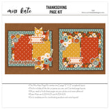 Thanksgiving - Page Kit