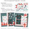 Winter Kisses and Snowflake Wishes - Page Kit