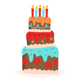 Birthday Cake SVG Cut File - Download