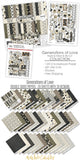 Generations of Love Monthly Subscription Box - Basic. comparison image showing the coordinated products included in this monthly subscription option.
