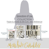 Generations of Love Monthly Subscription Box - Basic. product shown for scale to demonstrate relative size and proportions.