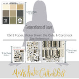 Generations of Love Monthly Subscription Box - Premium. product shown for scale to demonstrate relative size and proportions.